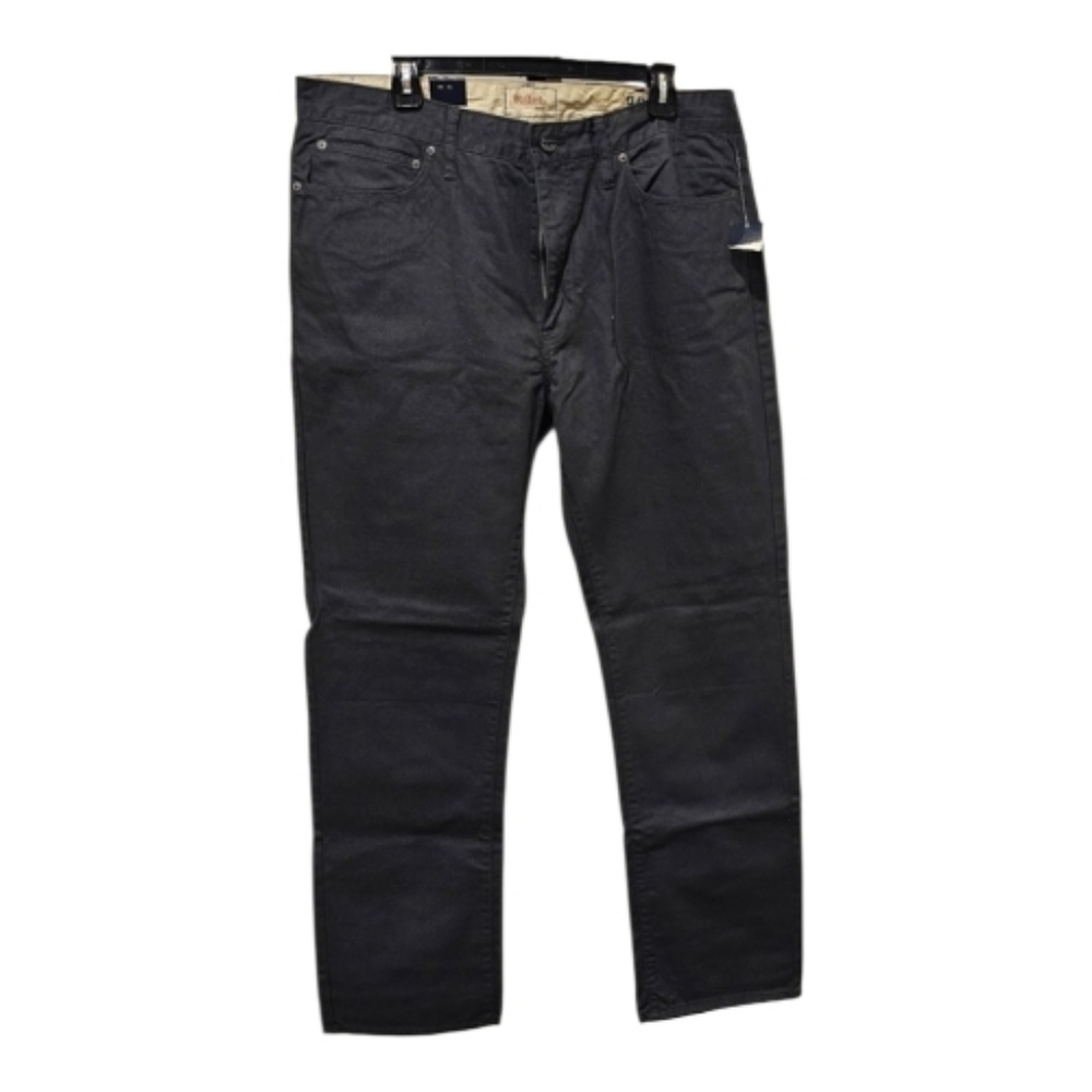 Stafford Men's Charcoal Straight Jeans 38w 32 L